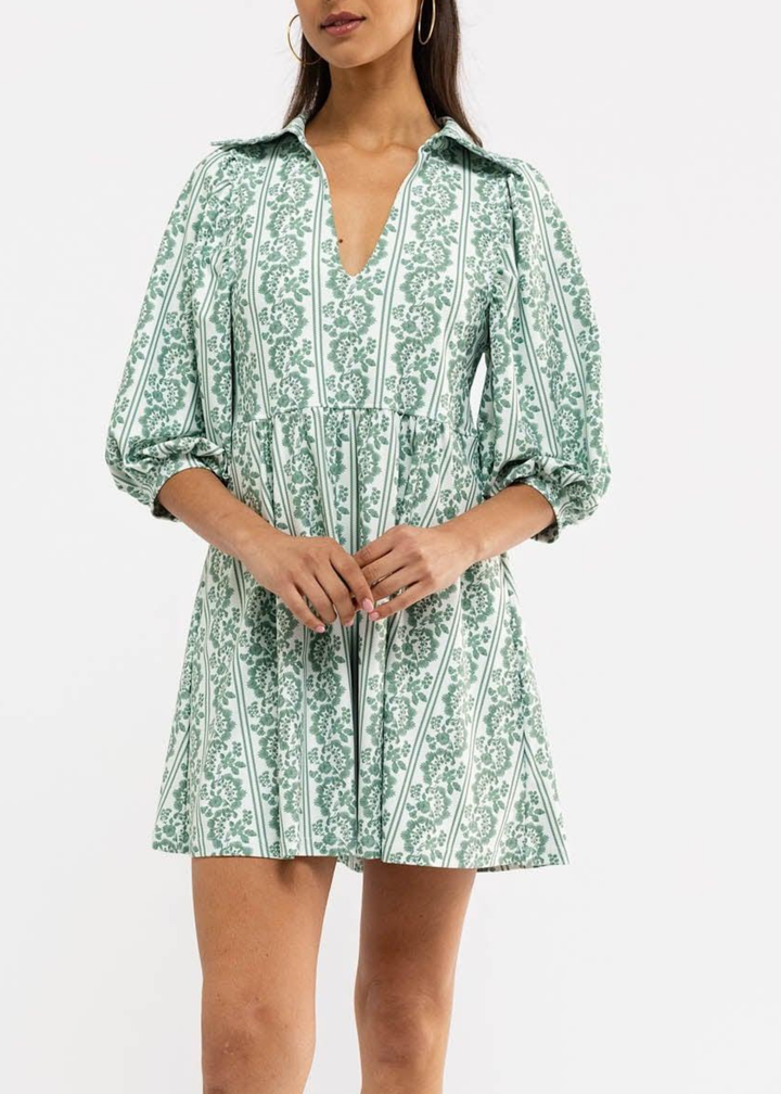 Charlotte Dress in Ivy Twist