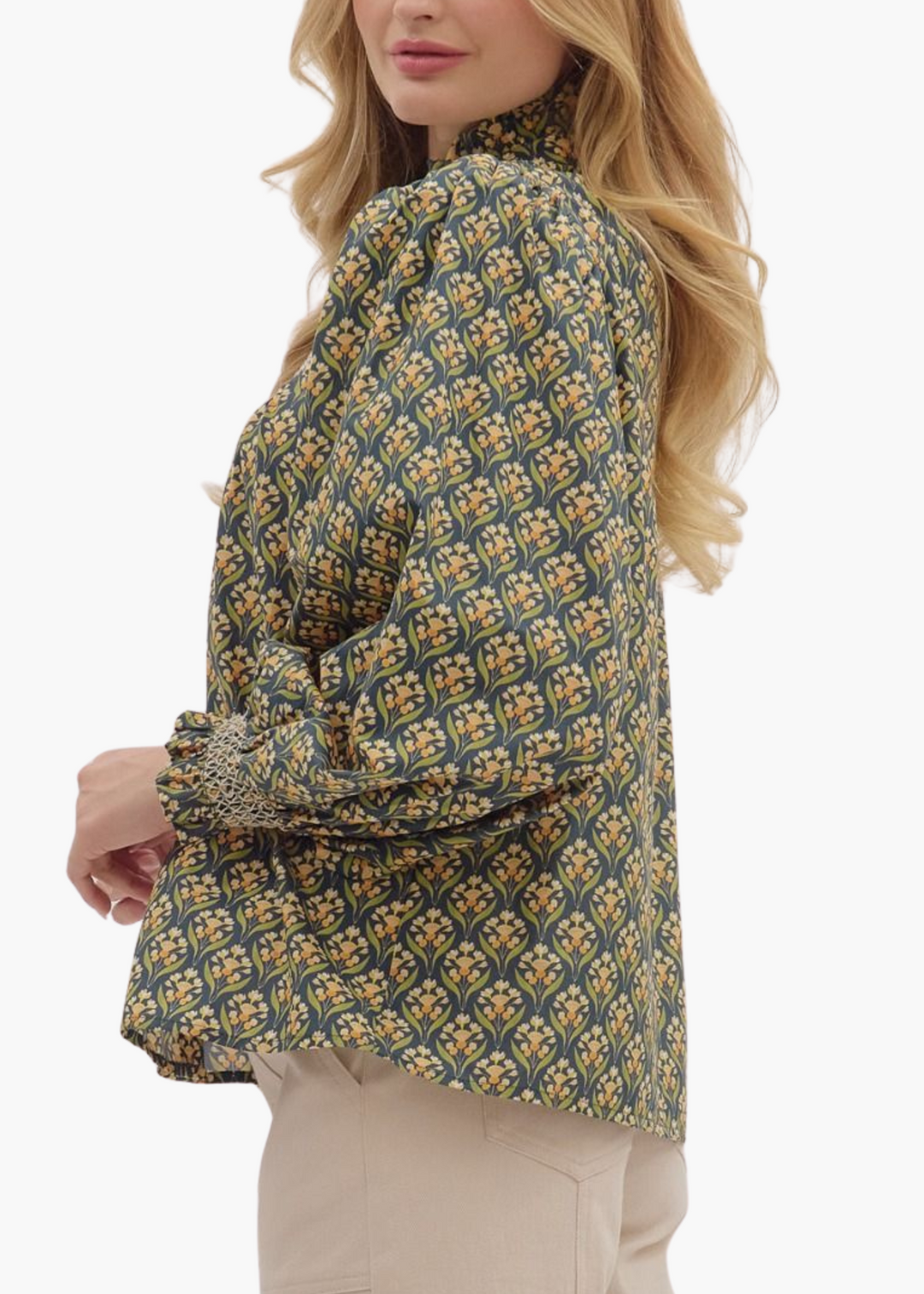 Hayden Top in Hunter Green