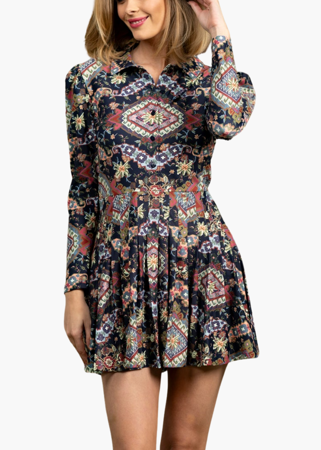 Edith Dress in Autumn Tapestry