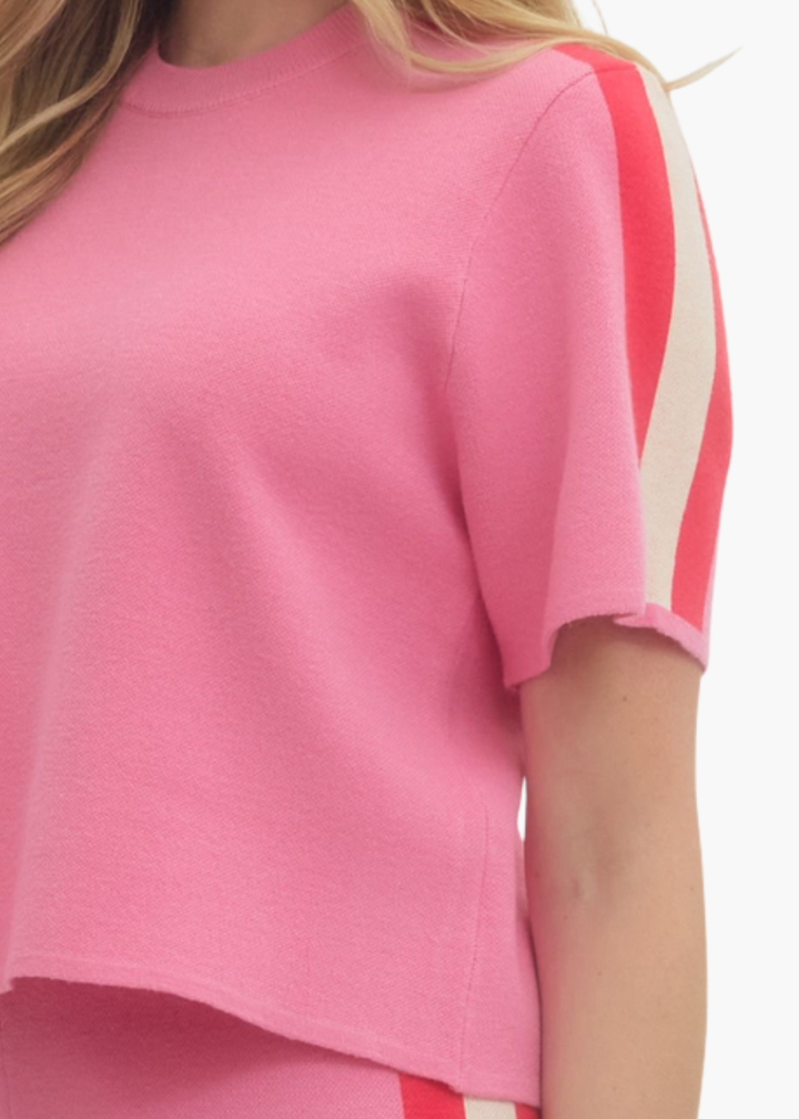 Ivy Lounge Top in Pink