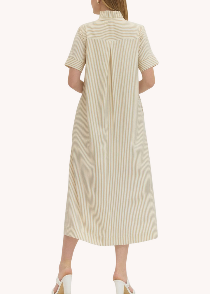 Marie Midi Kaftan in Cream