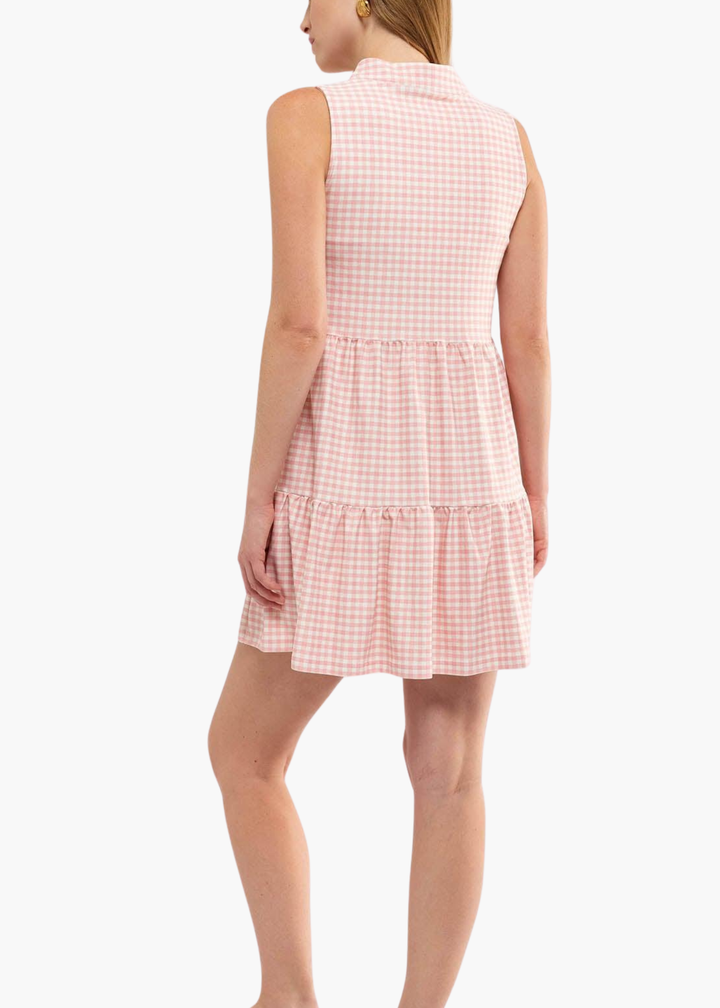 Tatum Dress in Pink Gingham