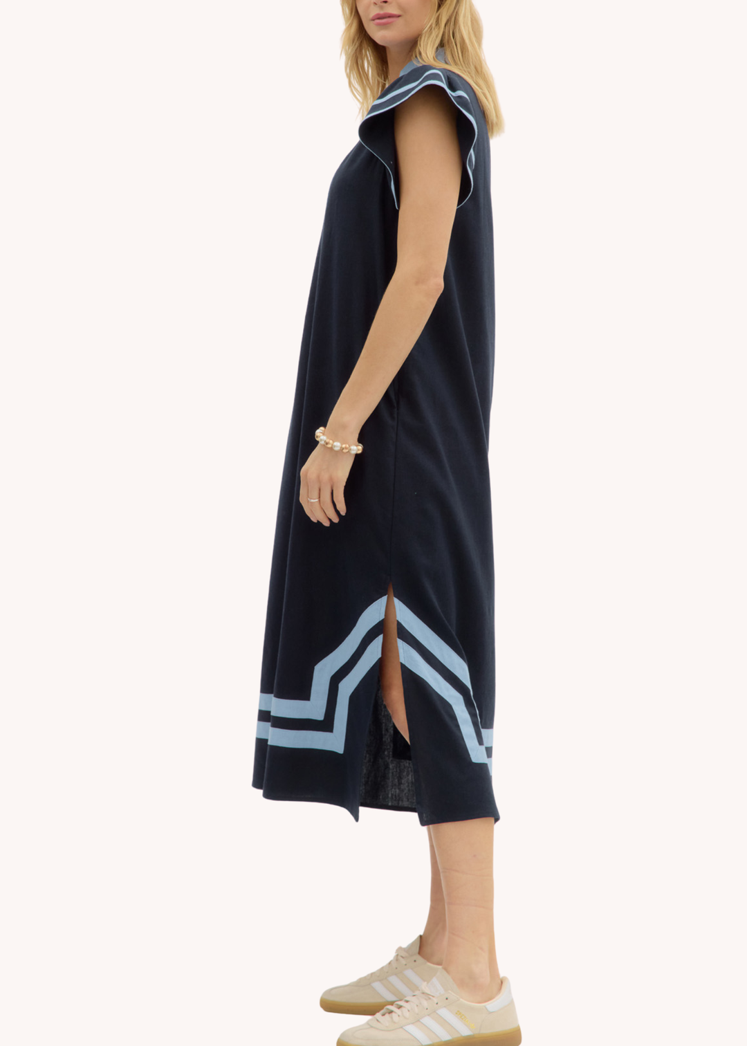 Laurel Tunic Dress in Navy