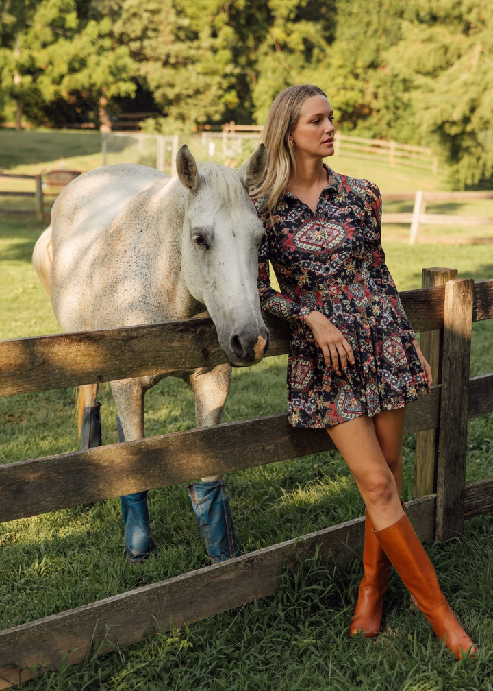 Edith Dress in Autumn Tapestry