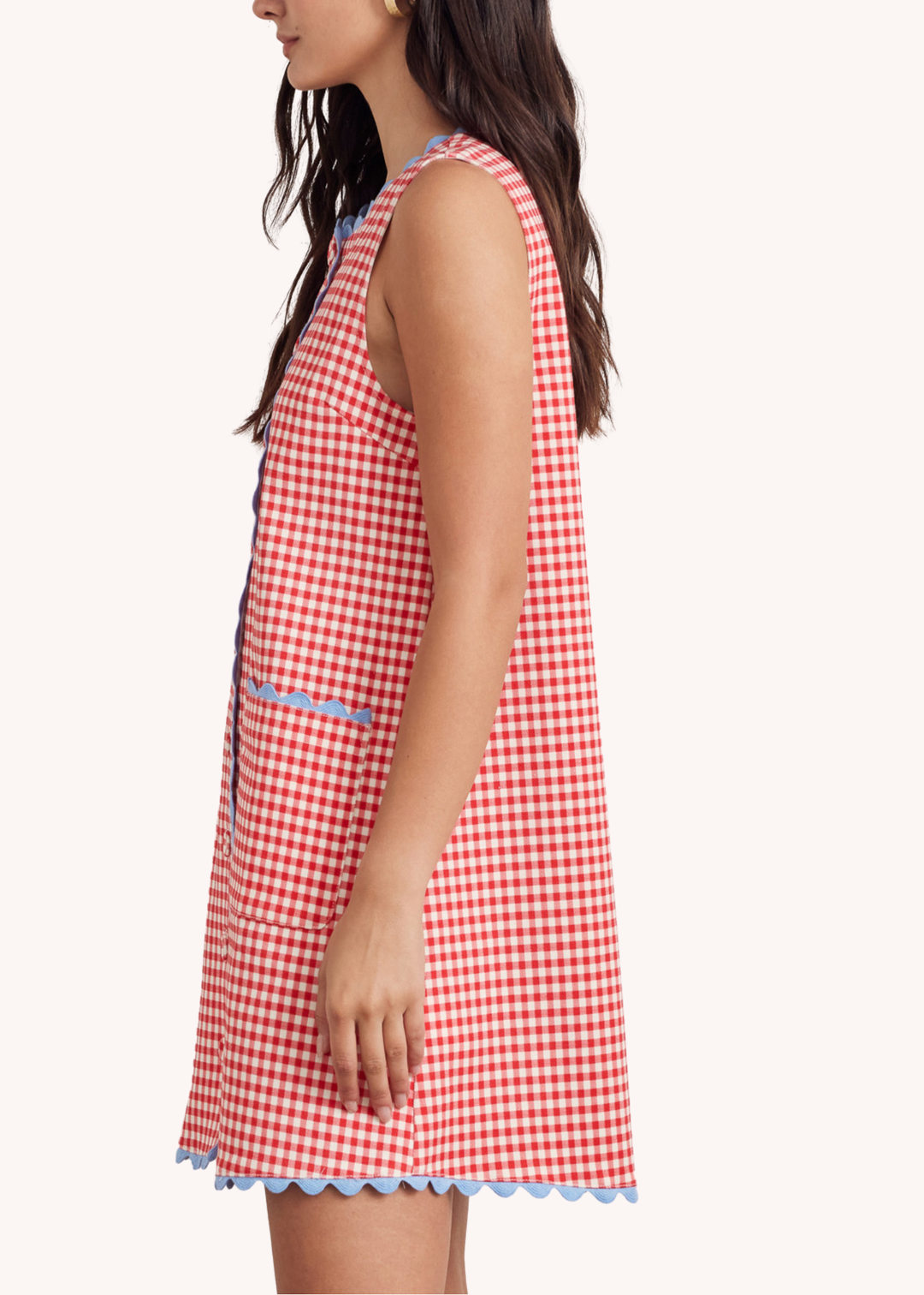 Lincoln Shift Dress in Red