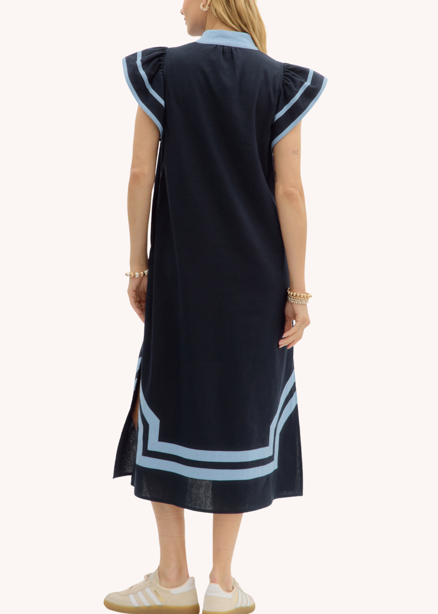 Laurel Tunic Dress in Navy