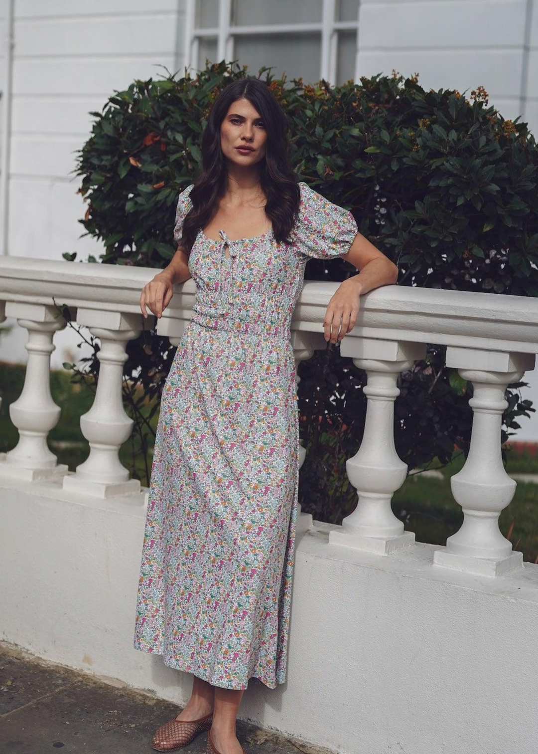 Philippa Dress in Sorbet Bouquet