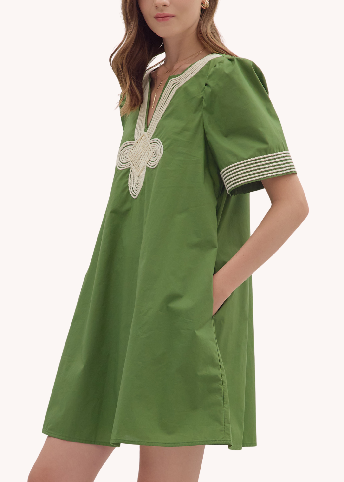 Leah Dress in Green