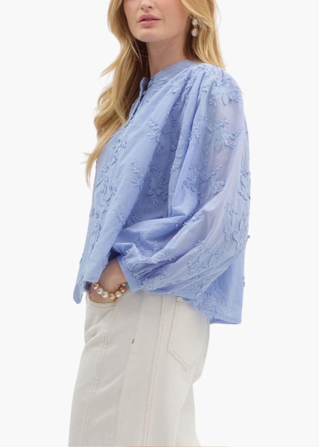 Margot Top in Blue