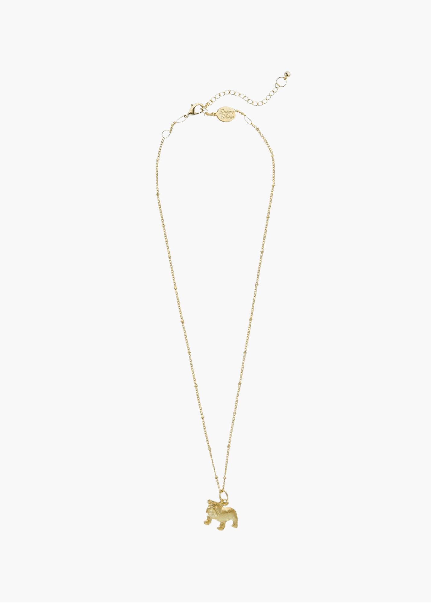 Dainty Bulldog Necklace