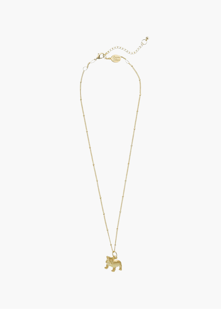 Dainty Bulldog Necklace