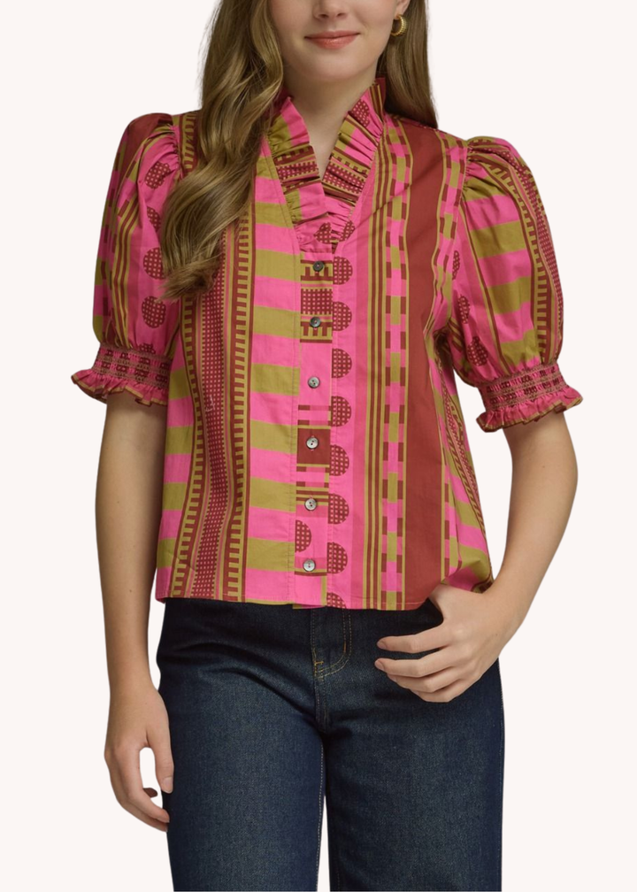 Wilson Top in Plum
