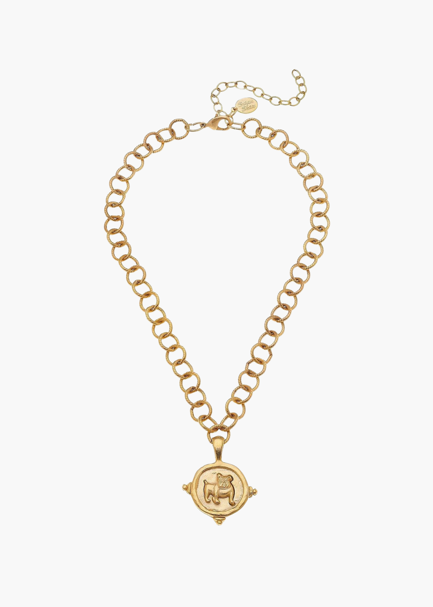 Bulldog Intaglio Necklace