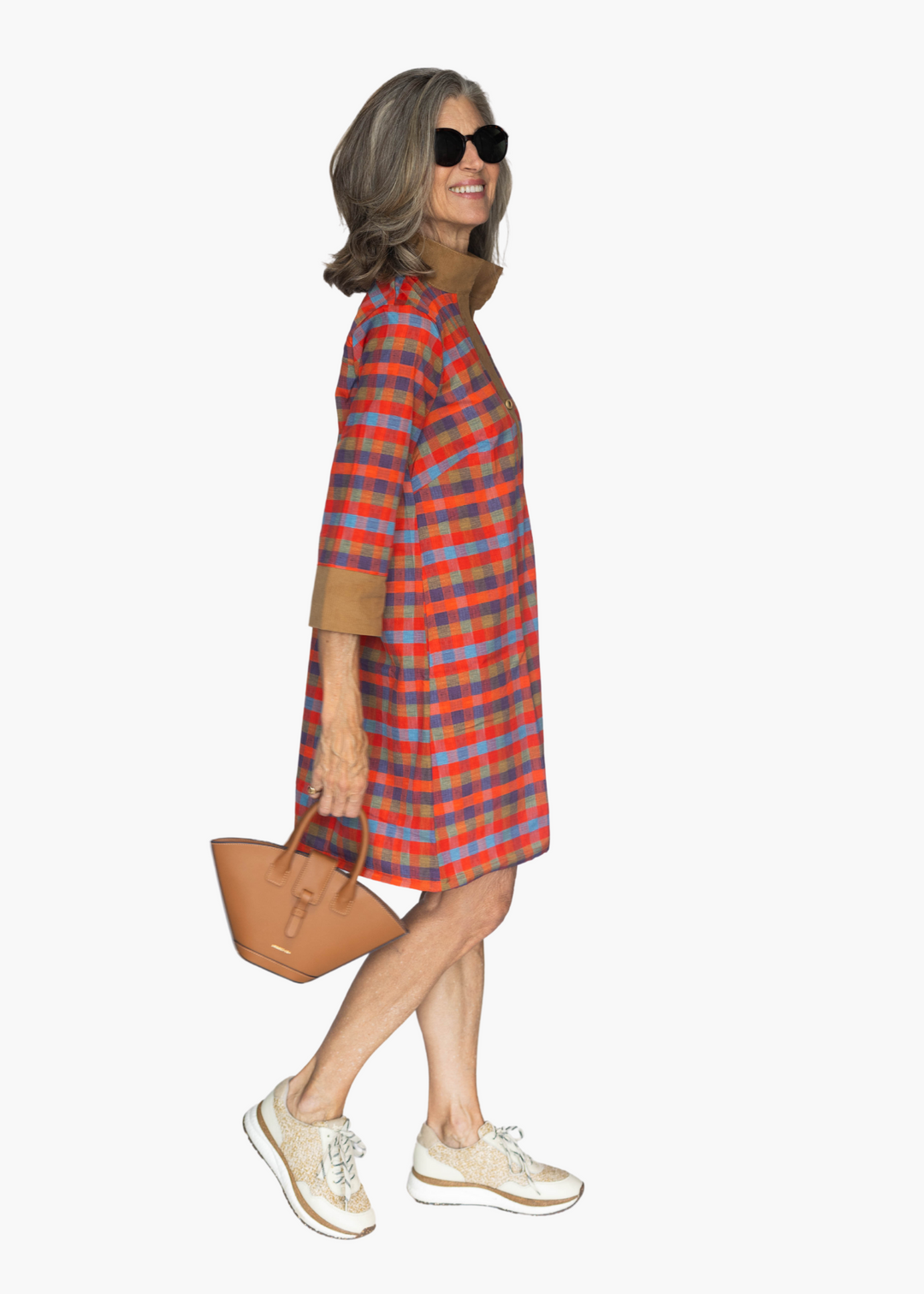 Sophia Tunic Dress in Camper's Check