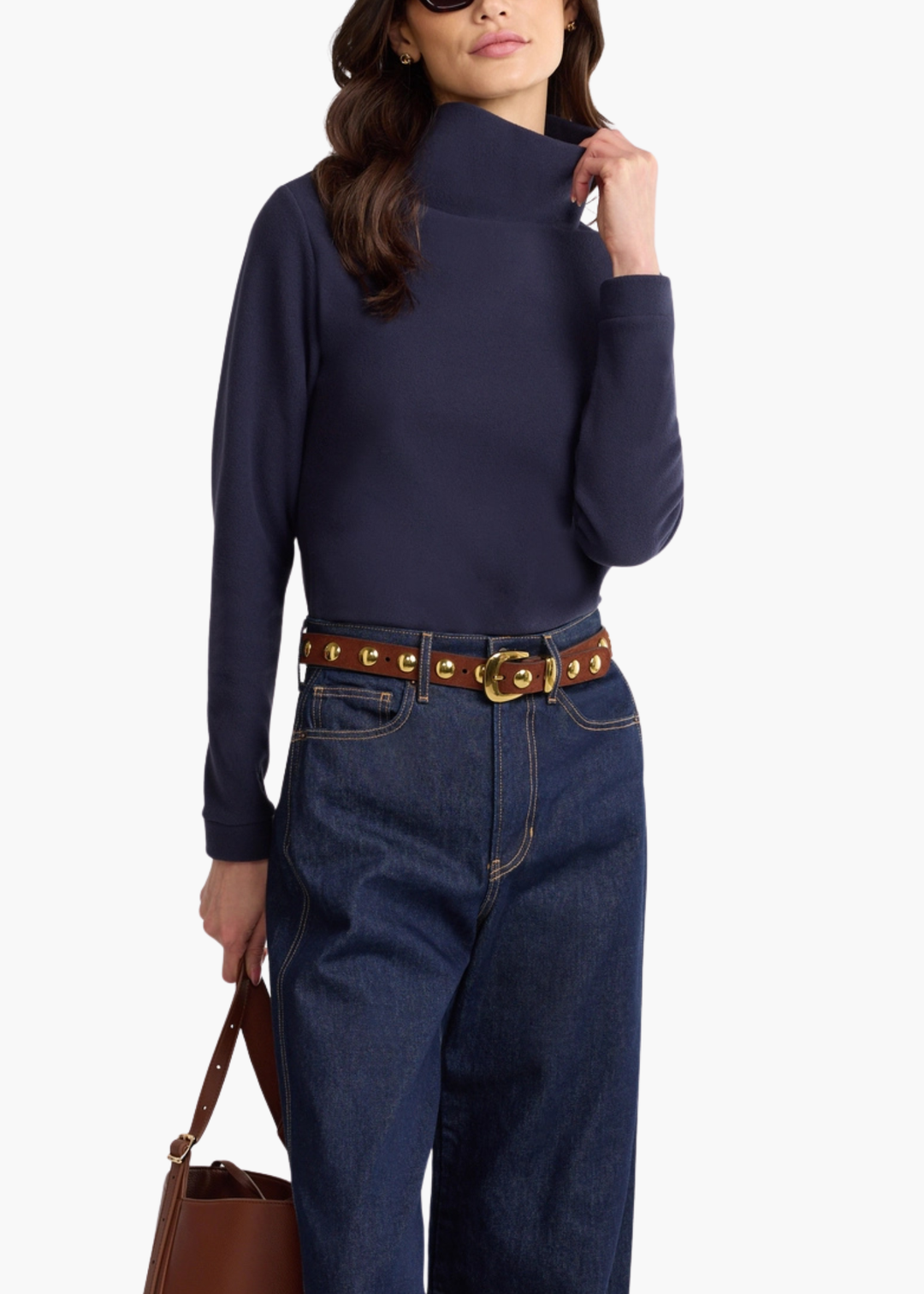 Park Slope Turtleneck in Navy