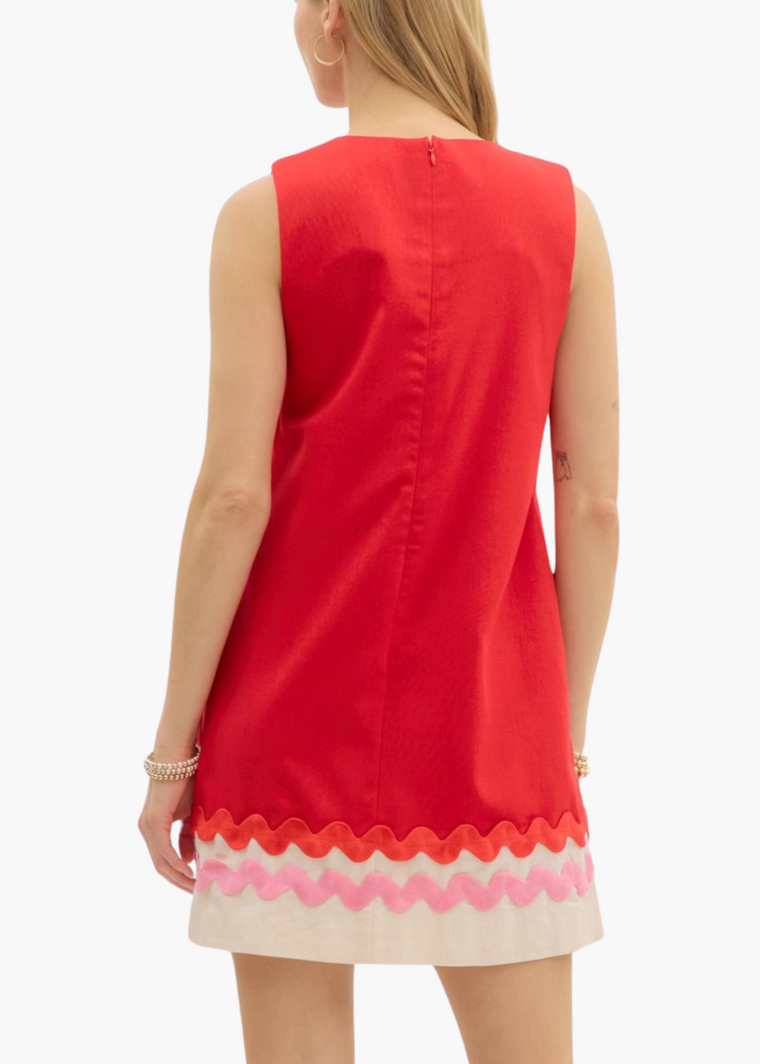 Savannah Mini Dress in Red