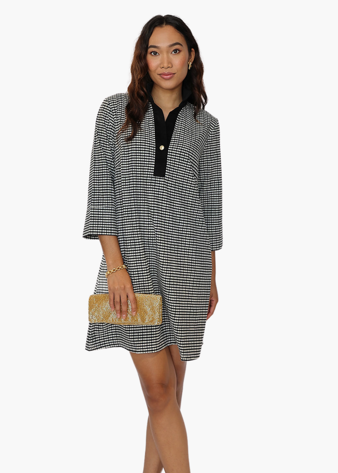 Sophia Tunic Dress in French Gingham