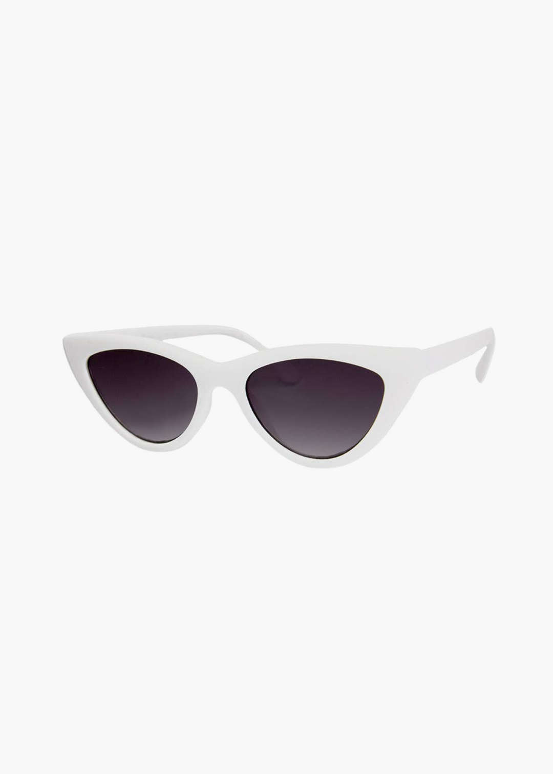 Cat Eye Sunglasses in White