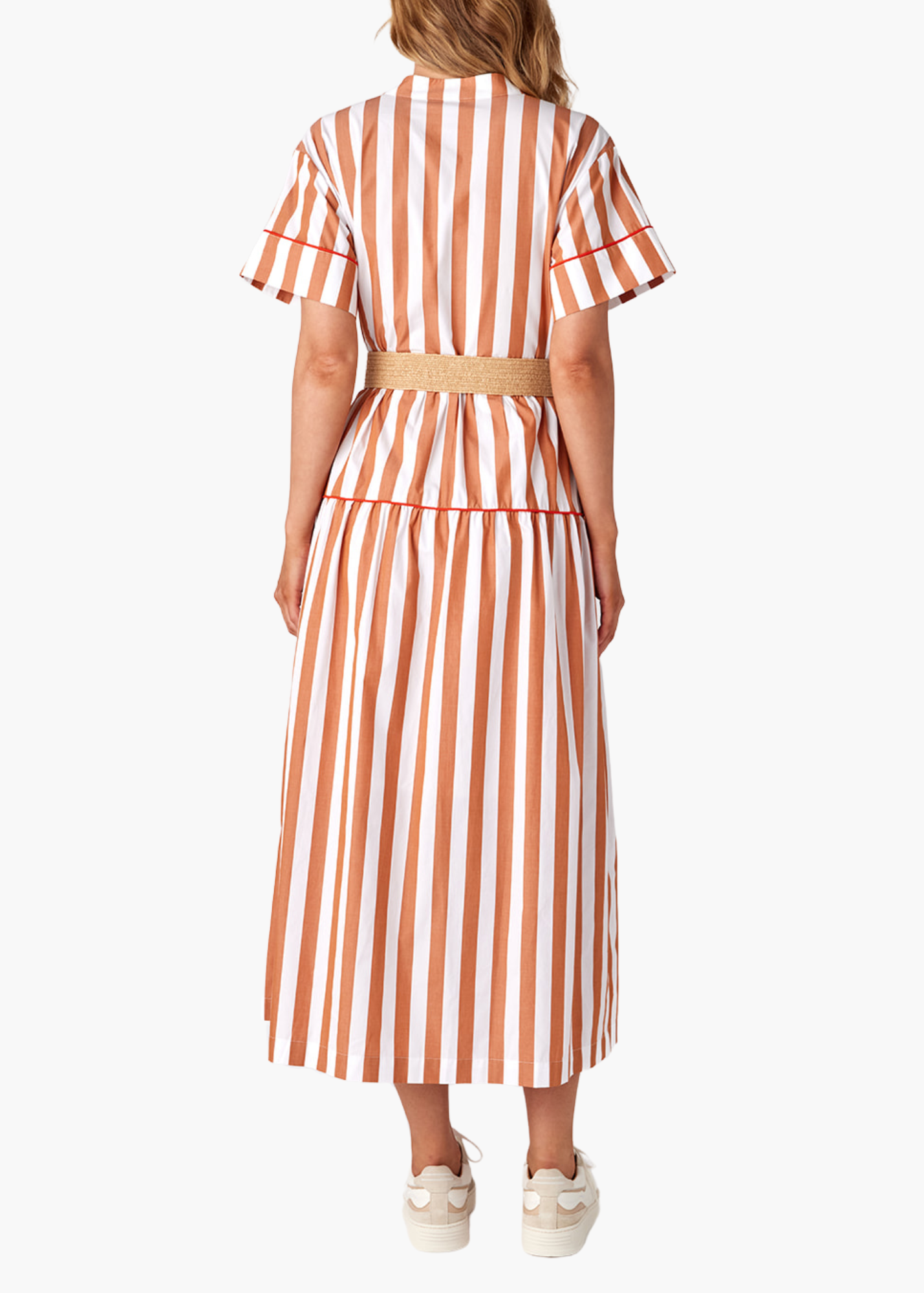 Kellogg Dress in Golden Stripe