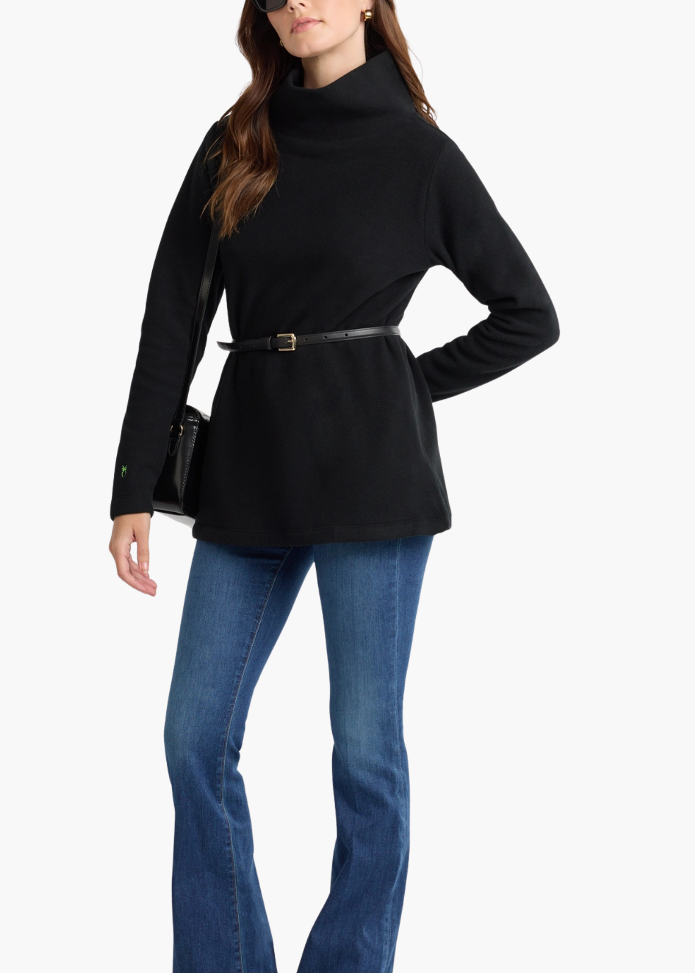 Cobble Hill Turtleneck in Black