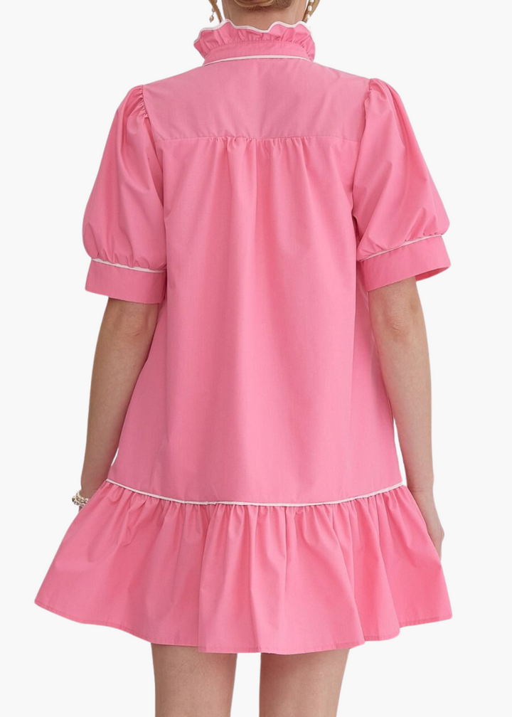 Millie Mini Dress in Pink