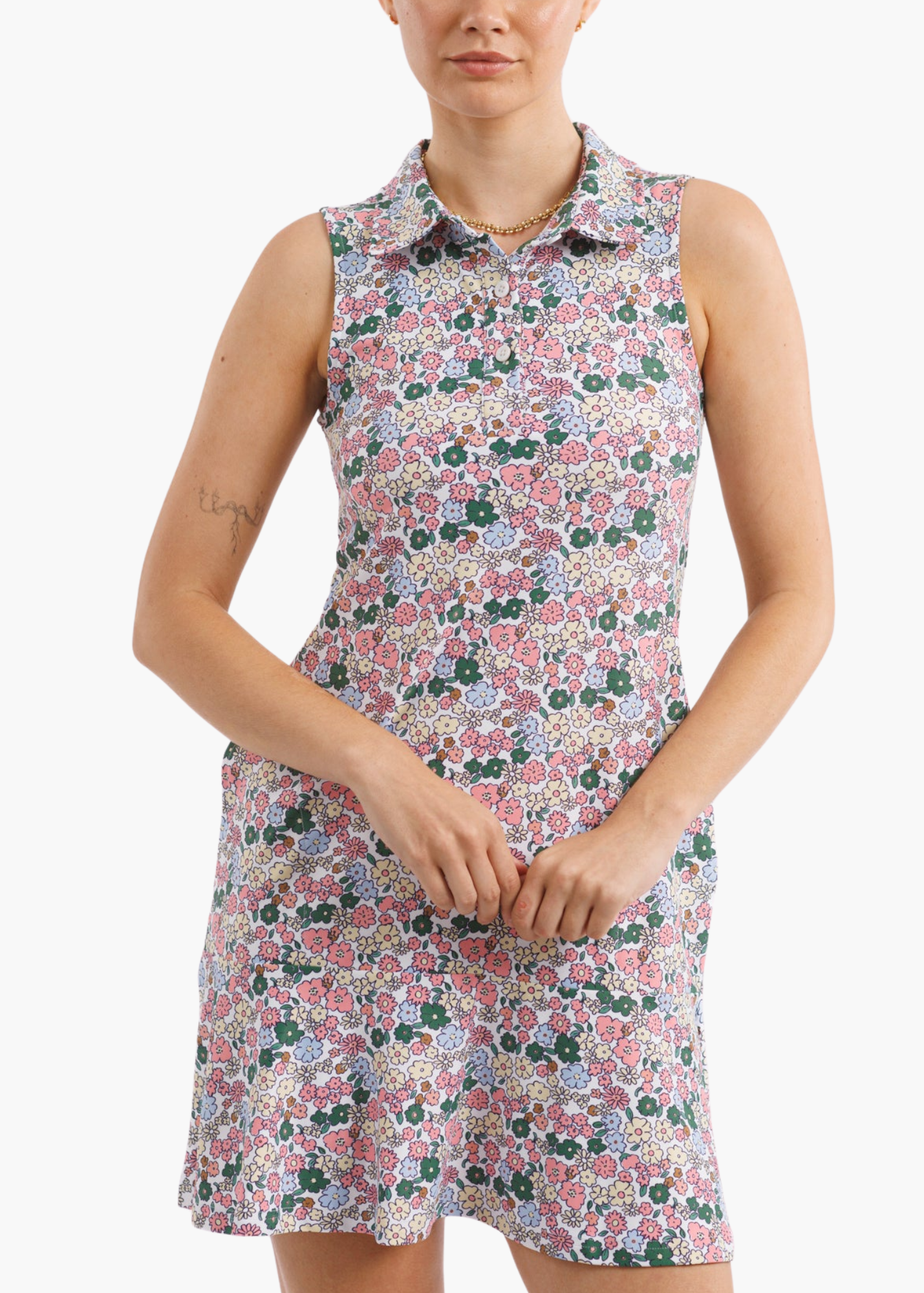 The Gracie Dress in Forest Poppies
