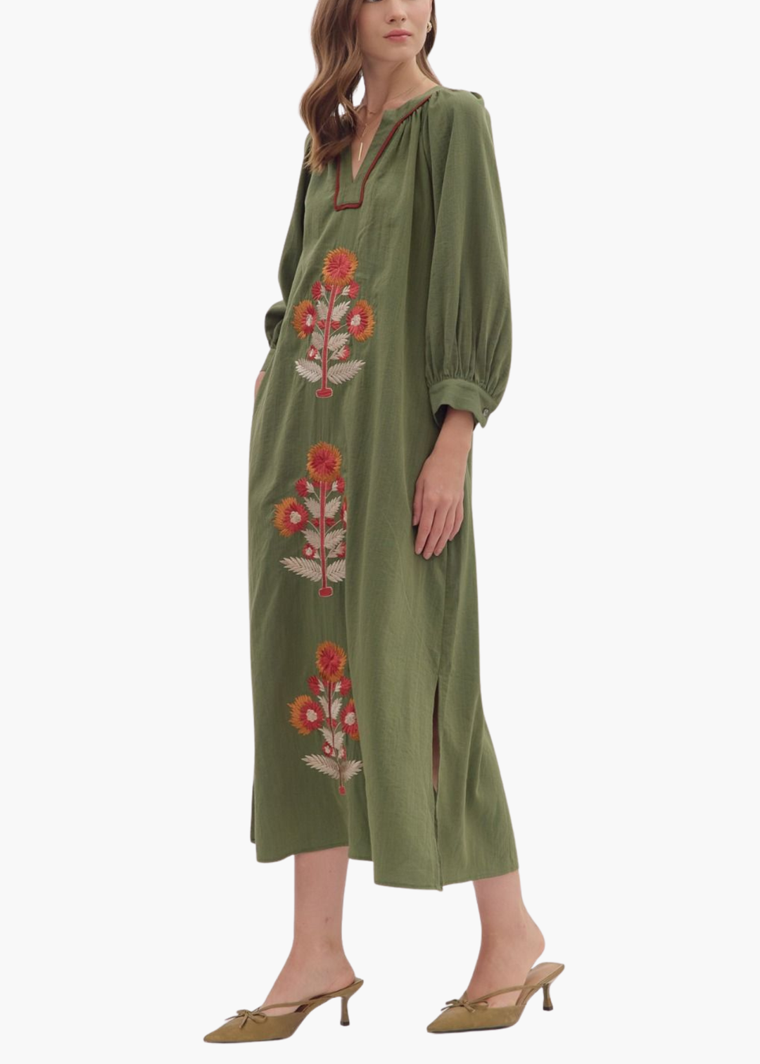 Katy Blockprint Dress