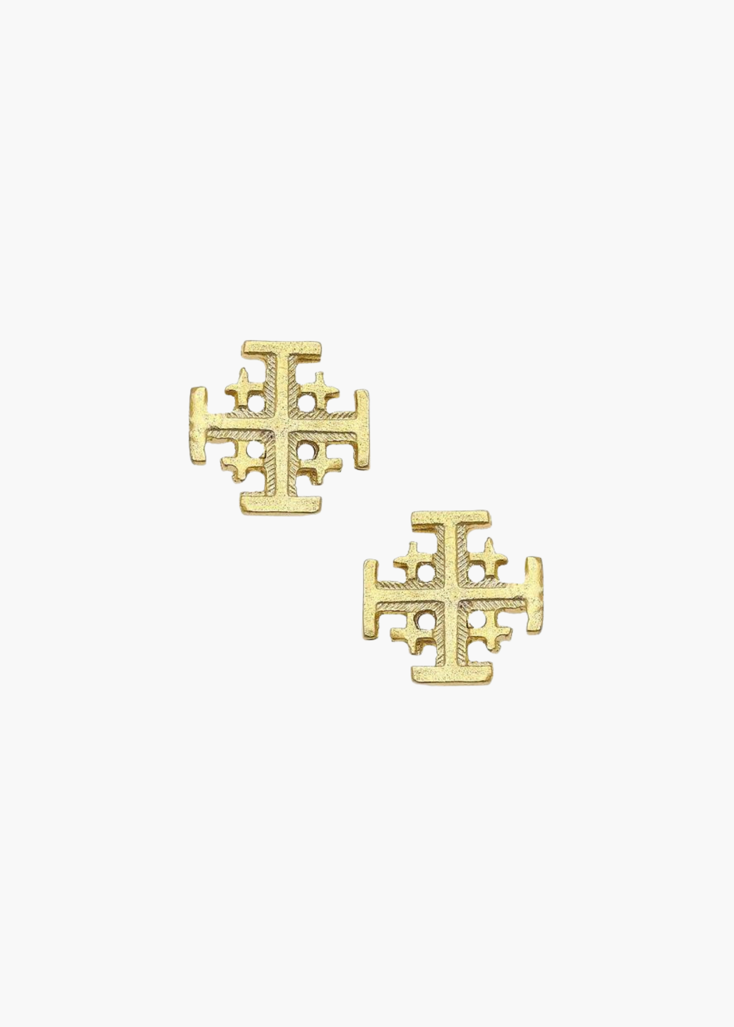 Jerusalem Cross Studs