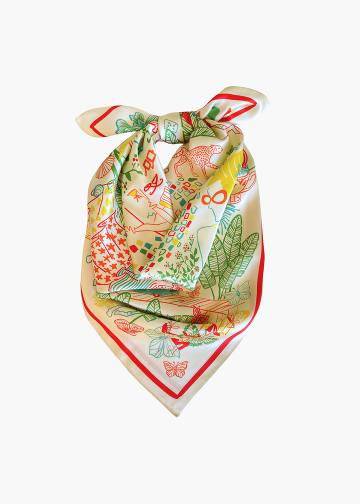 The Lou Pinet Silk Scarf