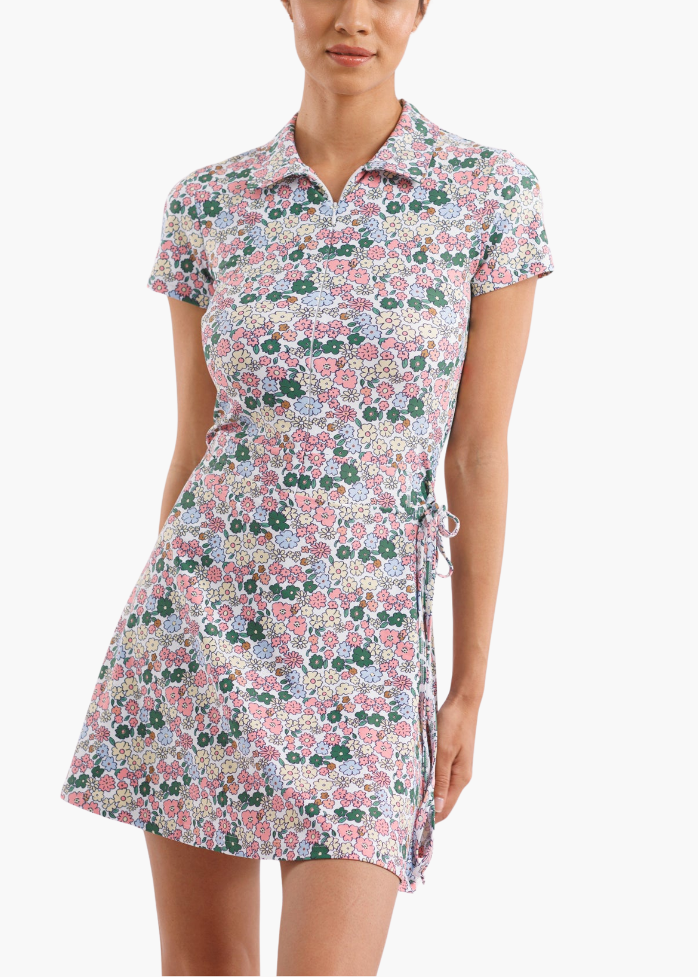 The Ivy Dress in Forest Poppies