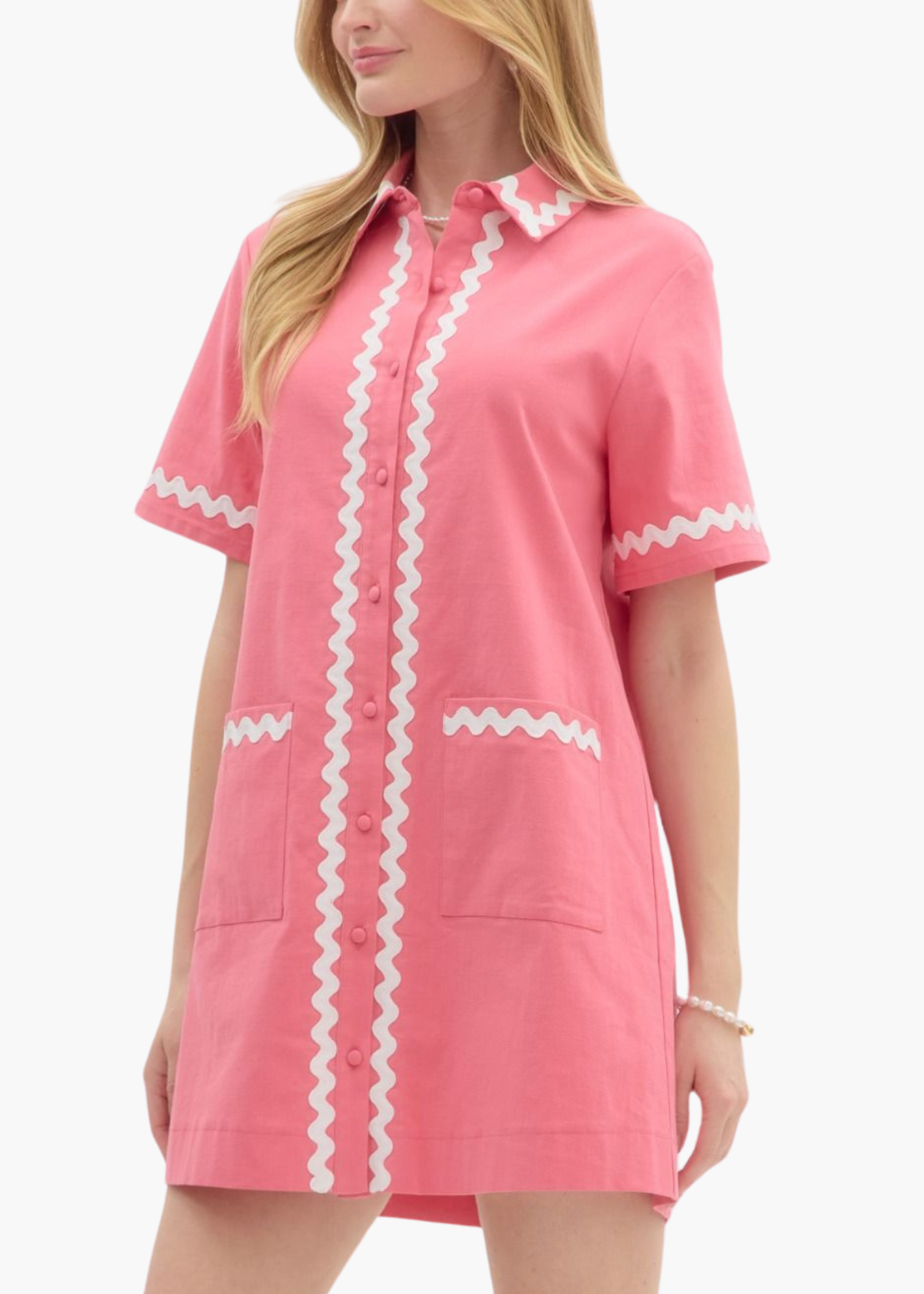 Maxine Mini Dress in Pink