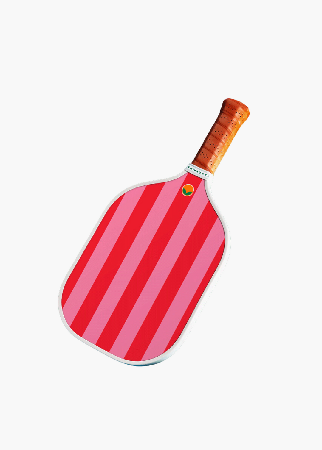 Pink and Red Stripe Pickleball Paddle