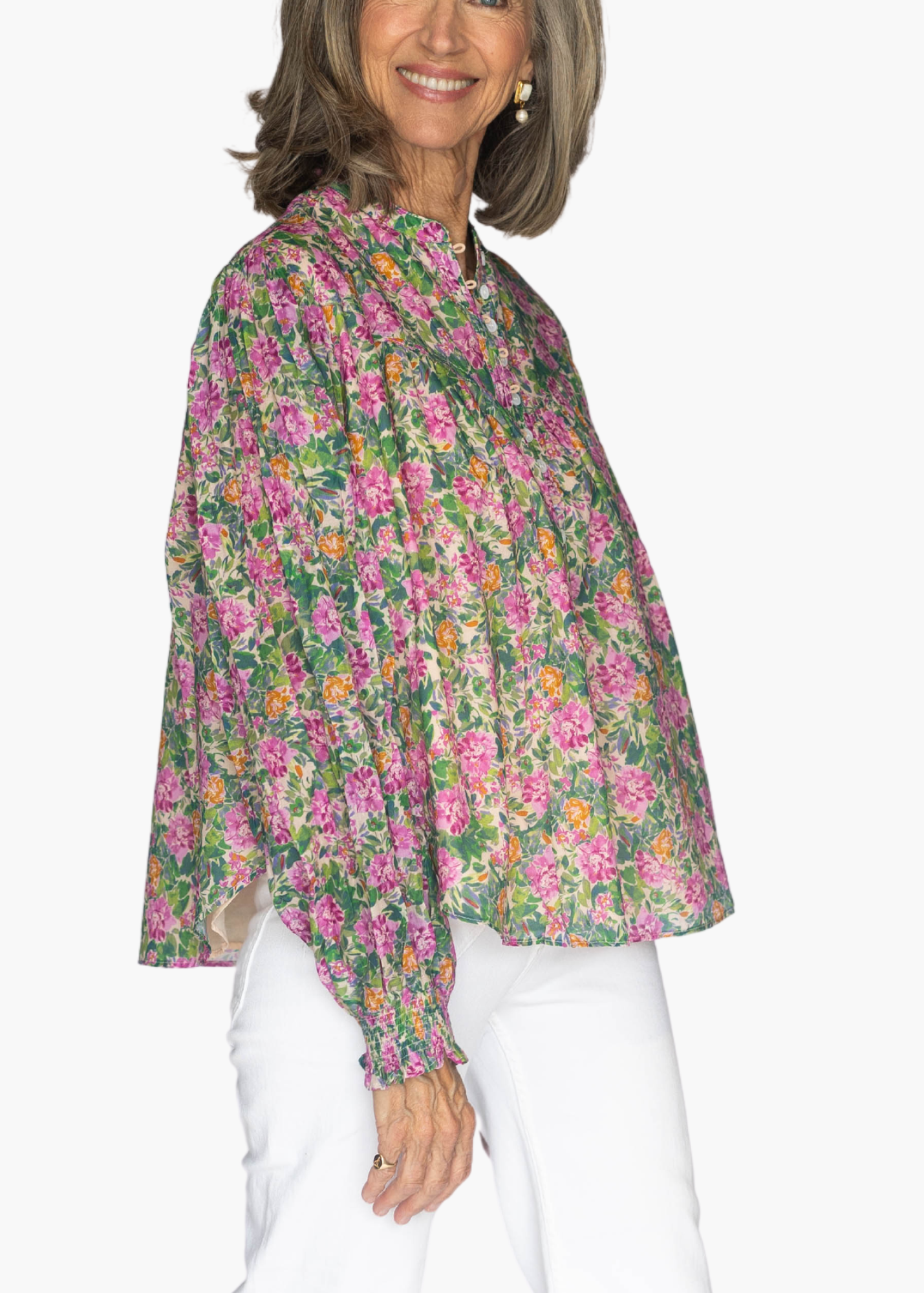 Dawn Smocked Sleeve Blouse