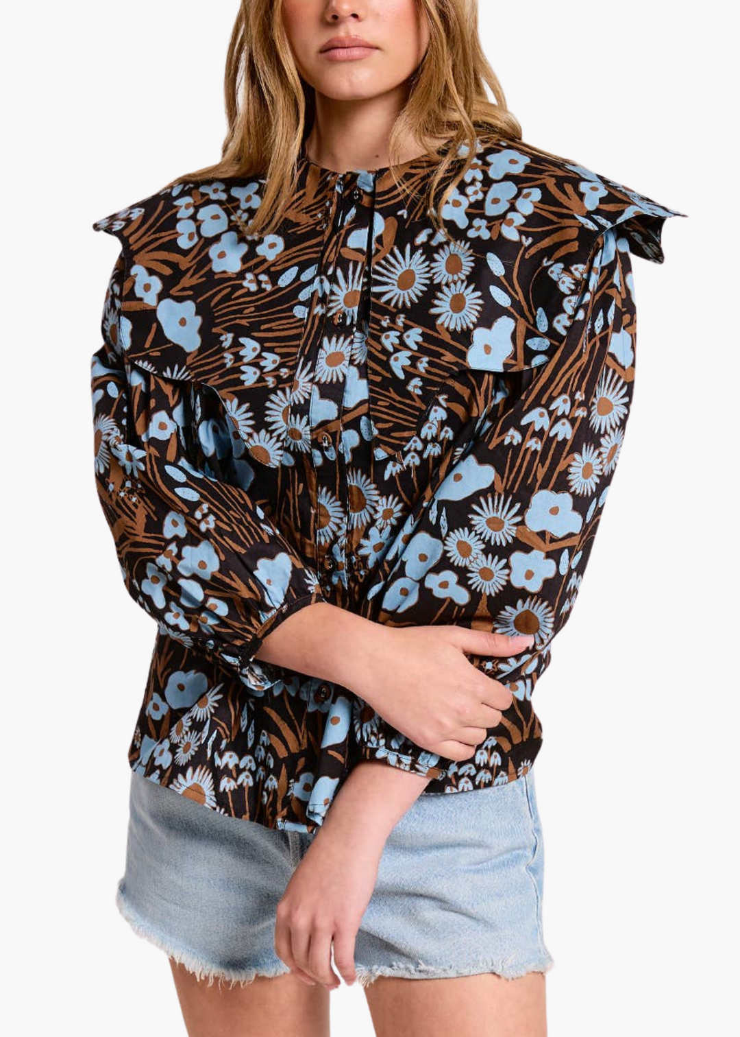 Elowen Blouse in Midnight