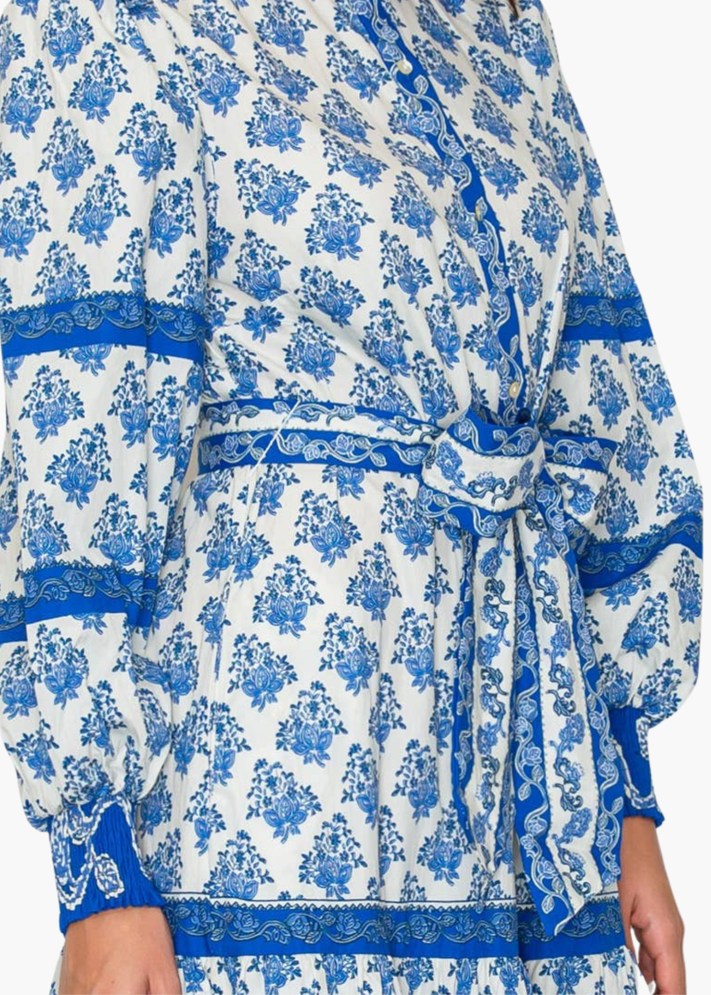 Azure Midi Dress in Royal