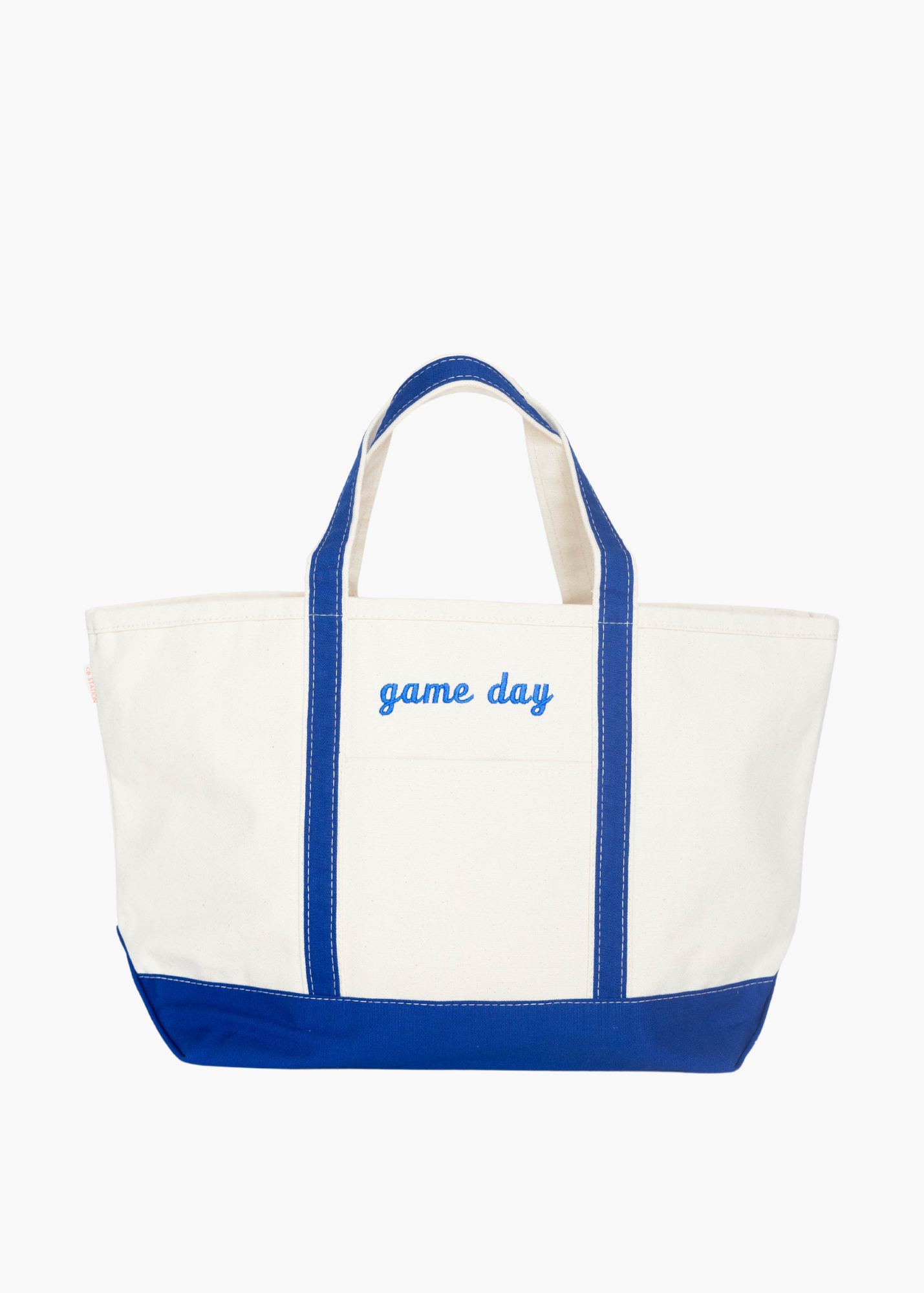 Large Game Day Boat Tote in Royal