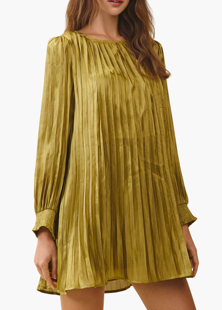 Ophelia Dress in Olive