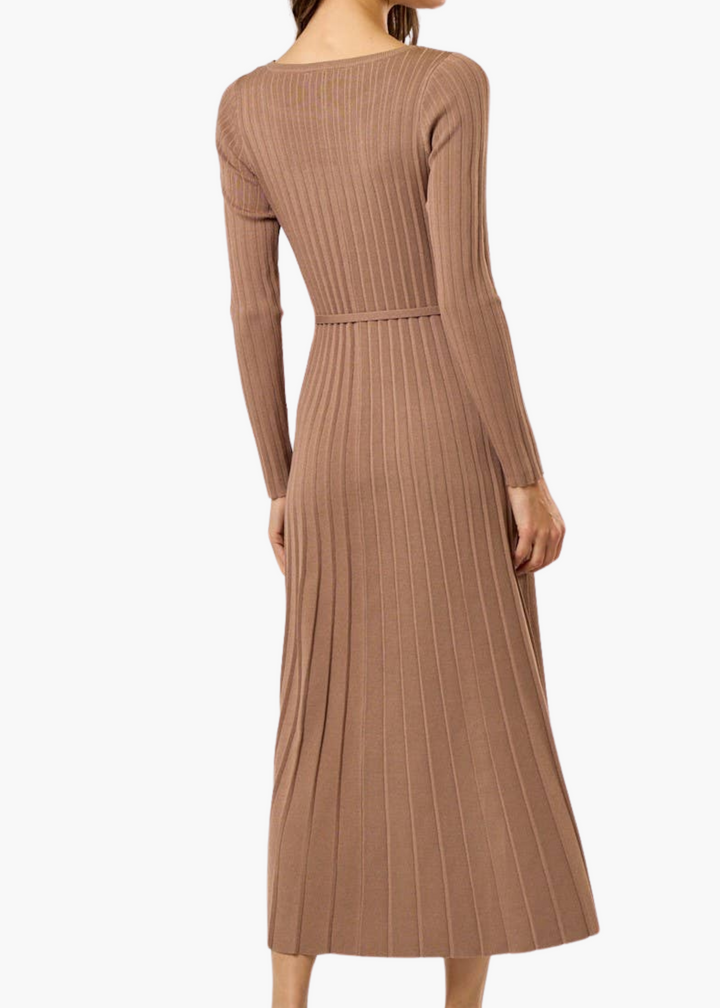 Camel sweater dress sales