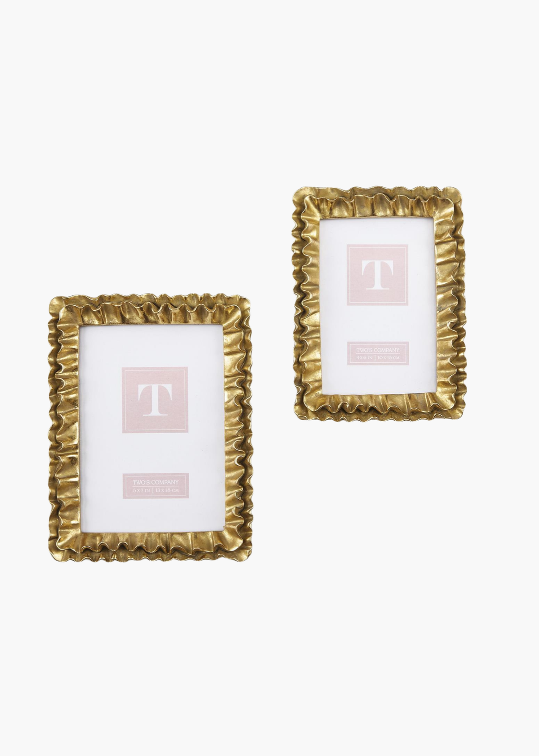 Ruffle Frames Frames in Gold