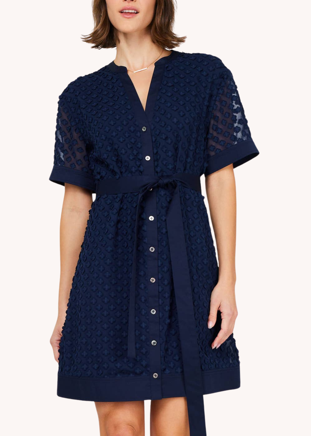 Laura Floral Button Down Mini Dress