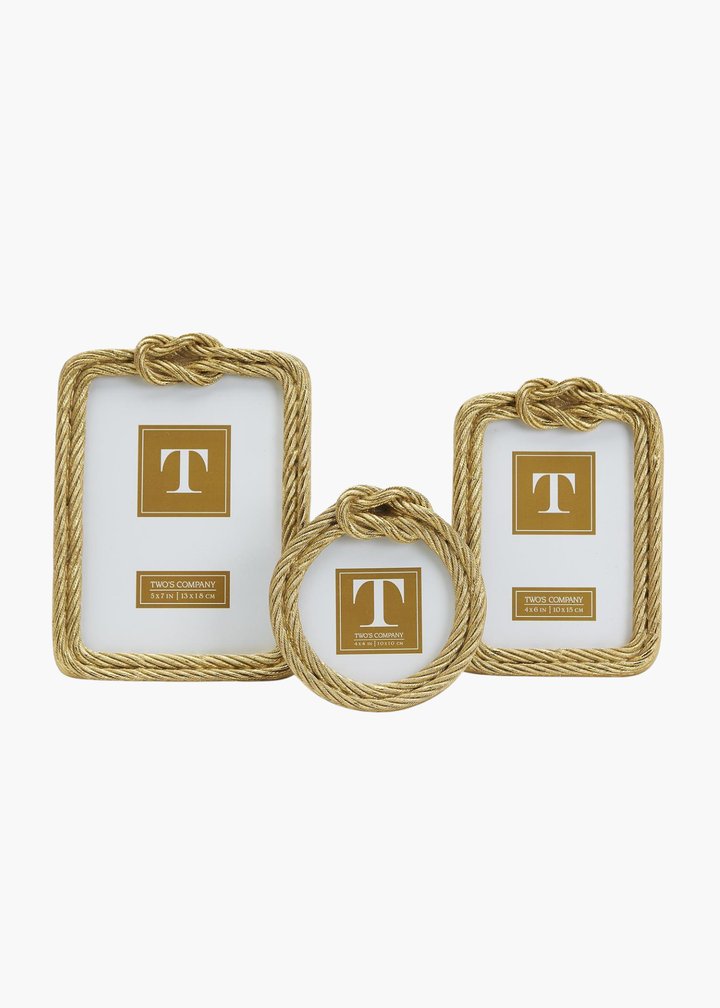 Top Knot Frame in Gold