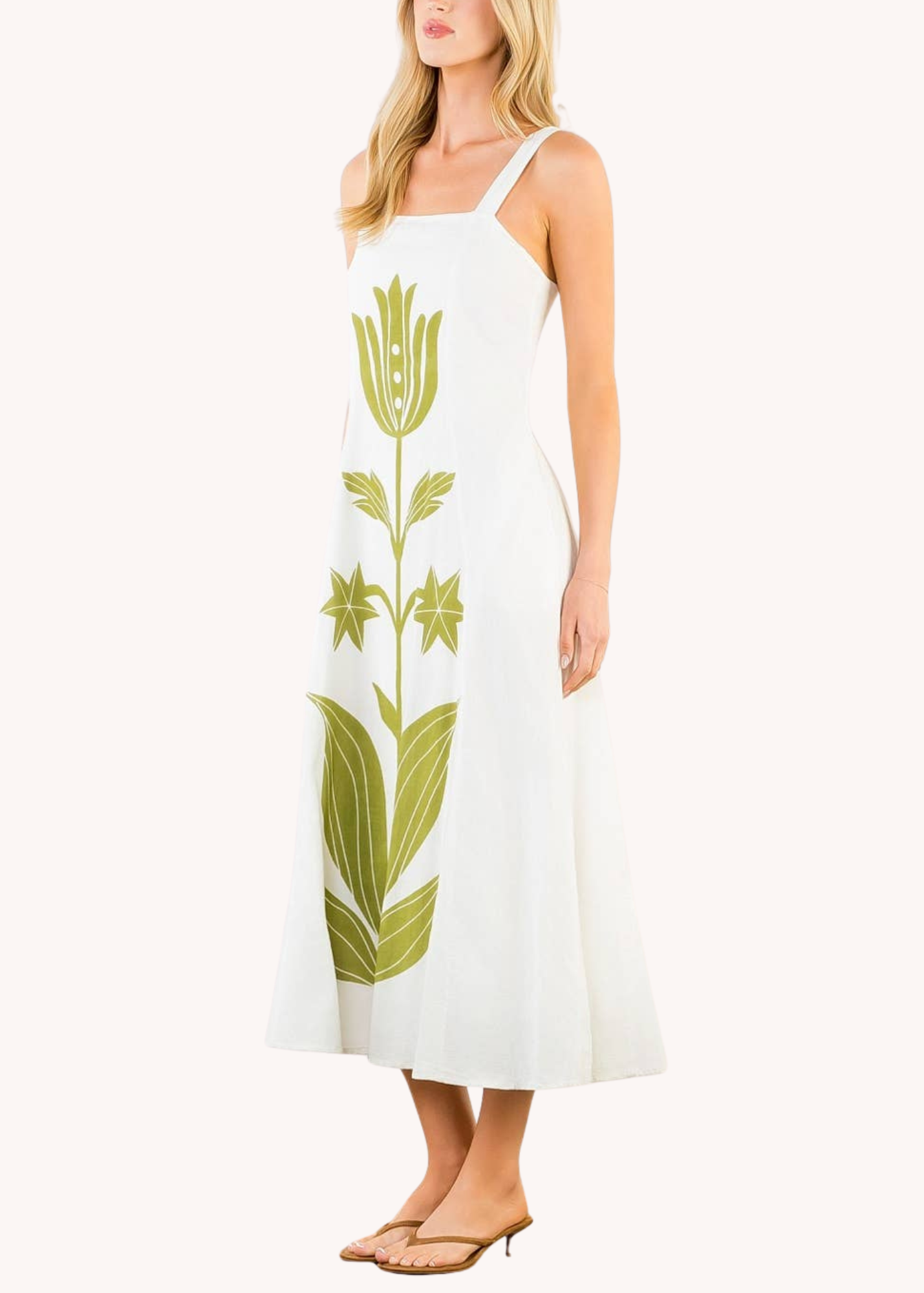 Margot Cotton Midi Dress
