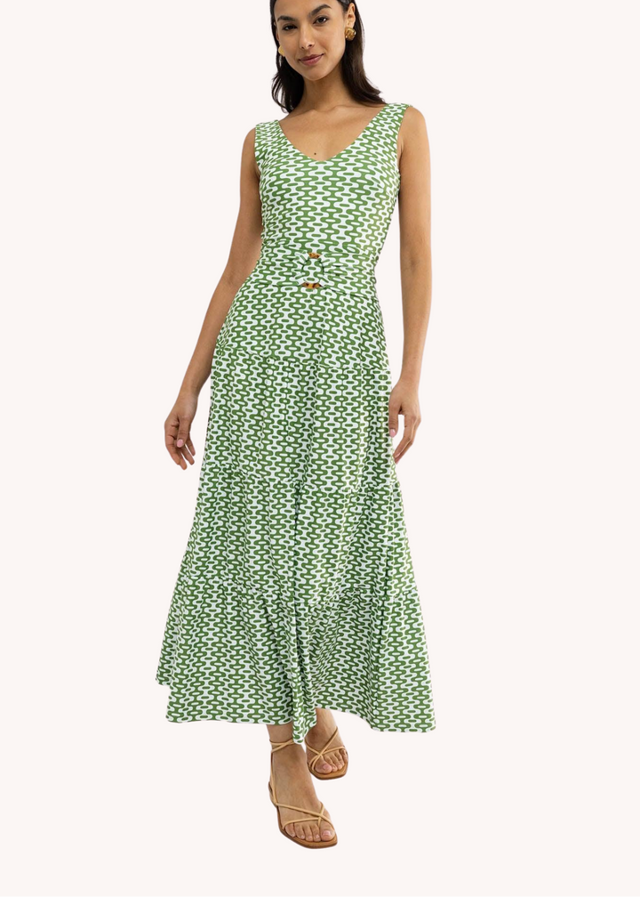 Ginger Dress in Dirty Martini