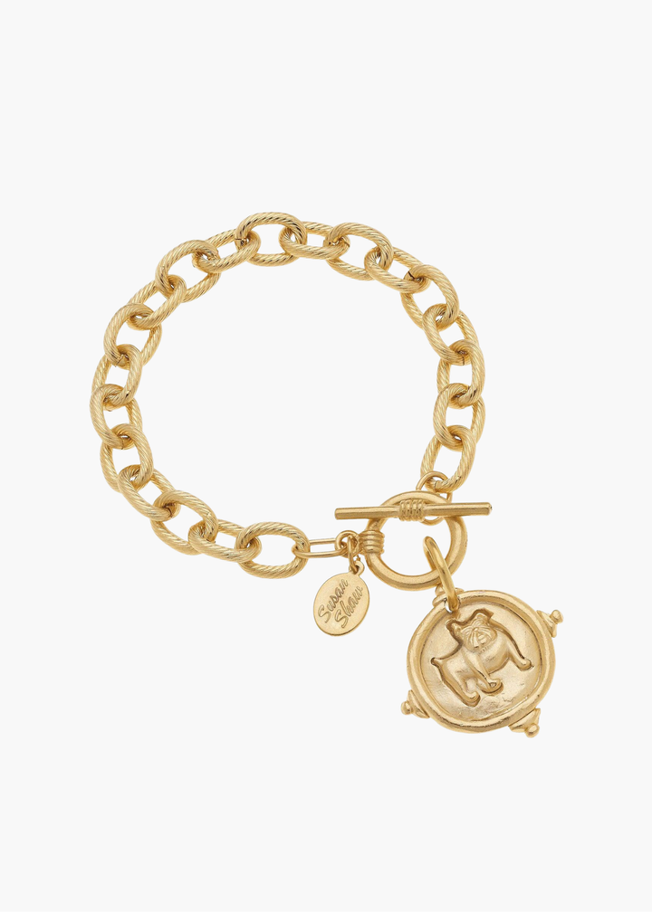 Bulldog Intaglio Bracelet