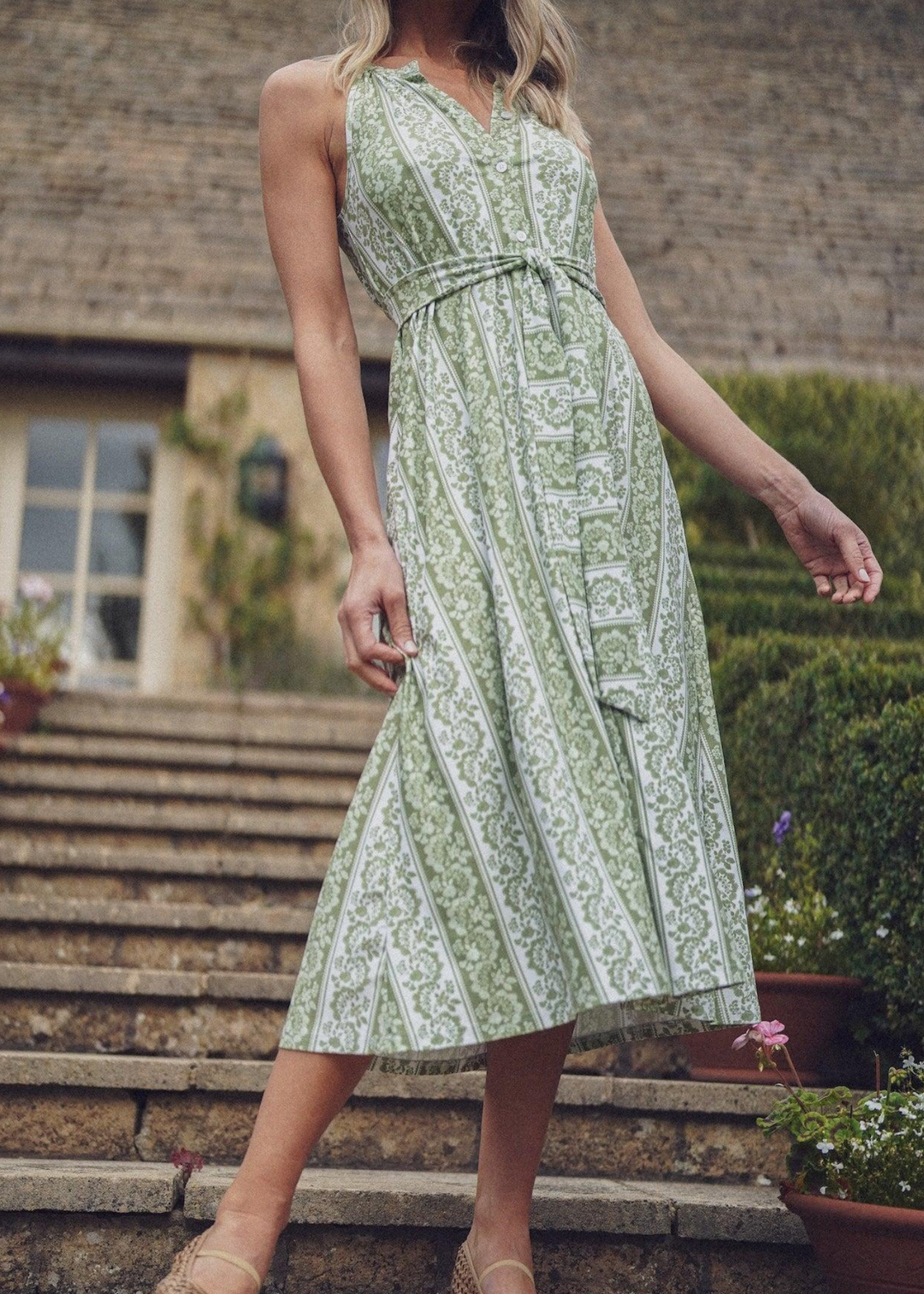 Sunny Dress in Tart Stripe