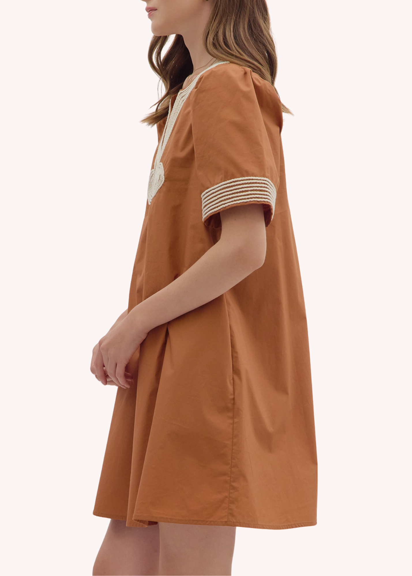Leah Dress in Camel