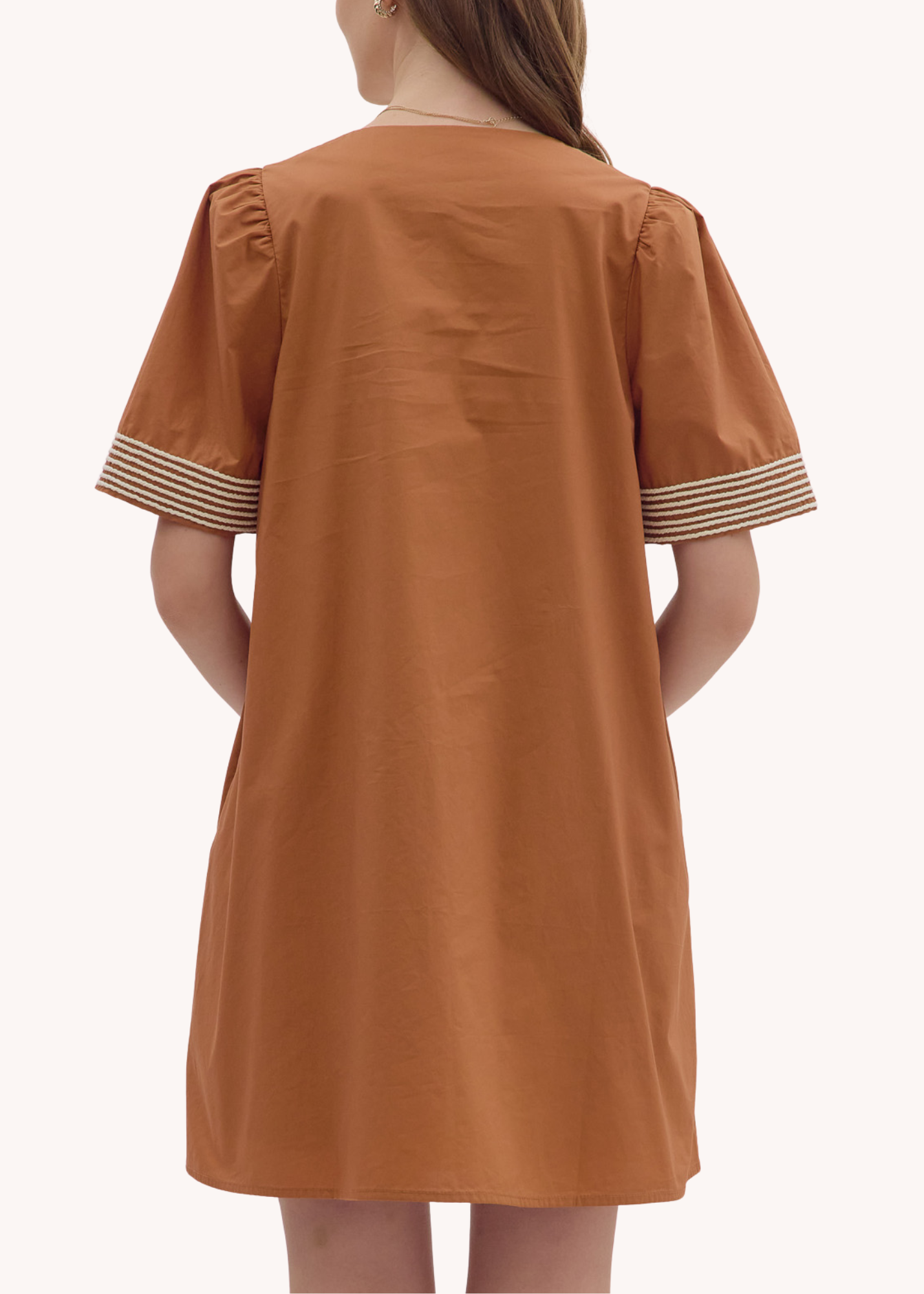 Leah Dress in Camel