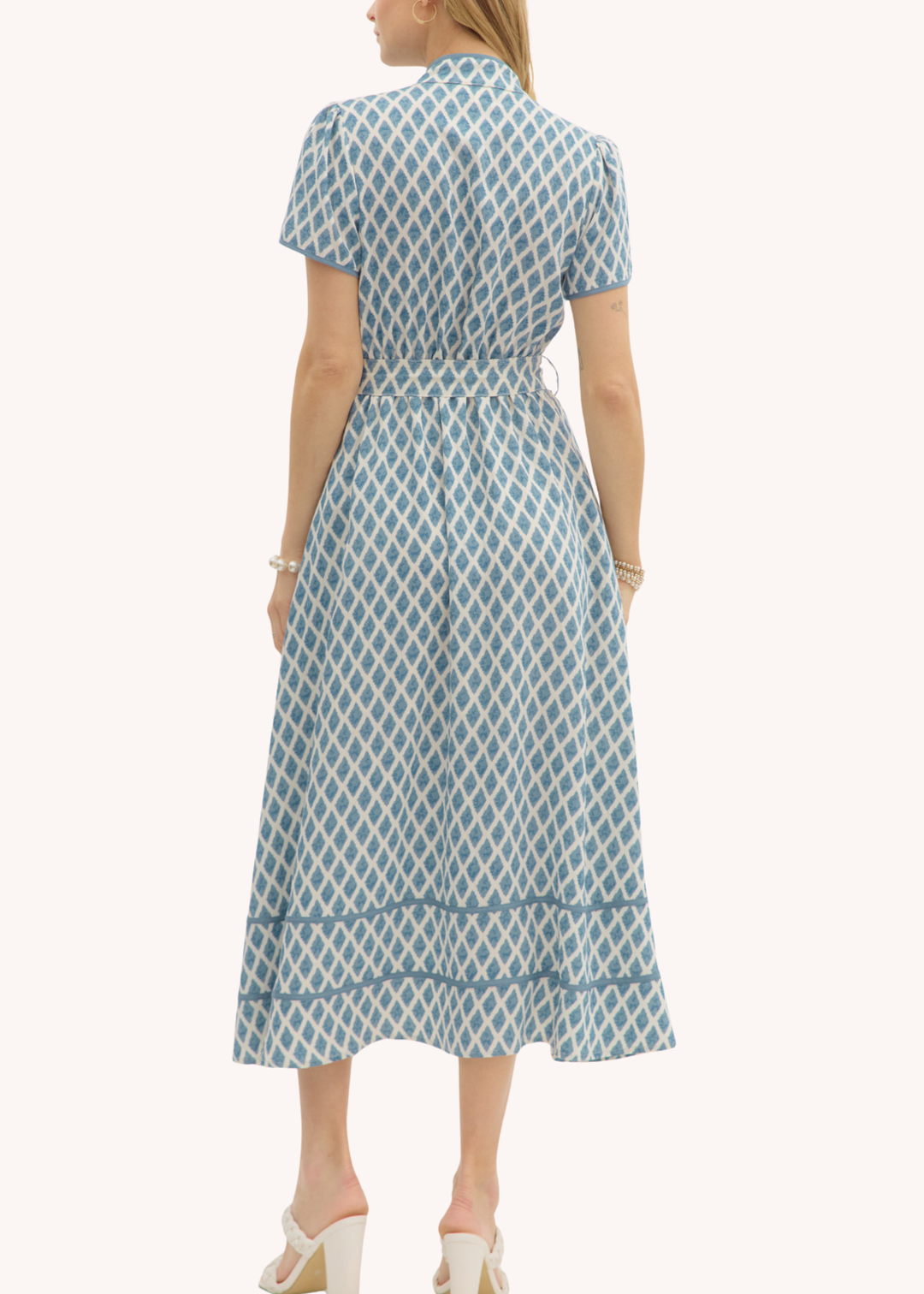 Cammie Midi Dress in Chambray