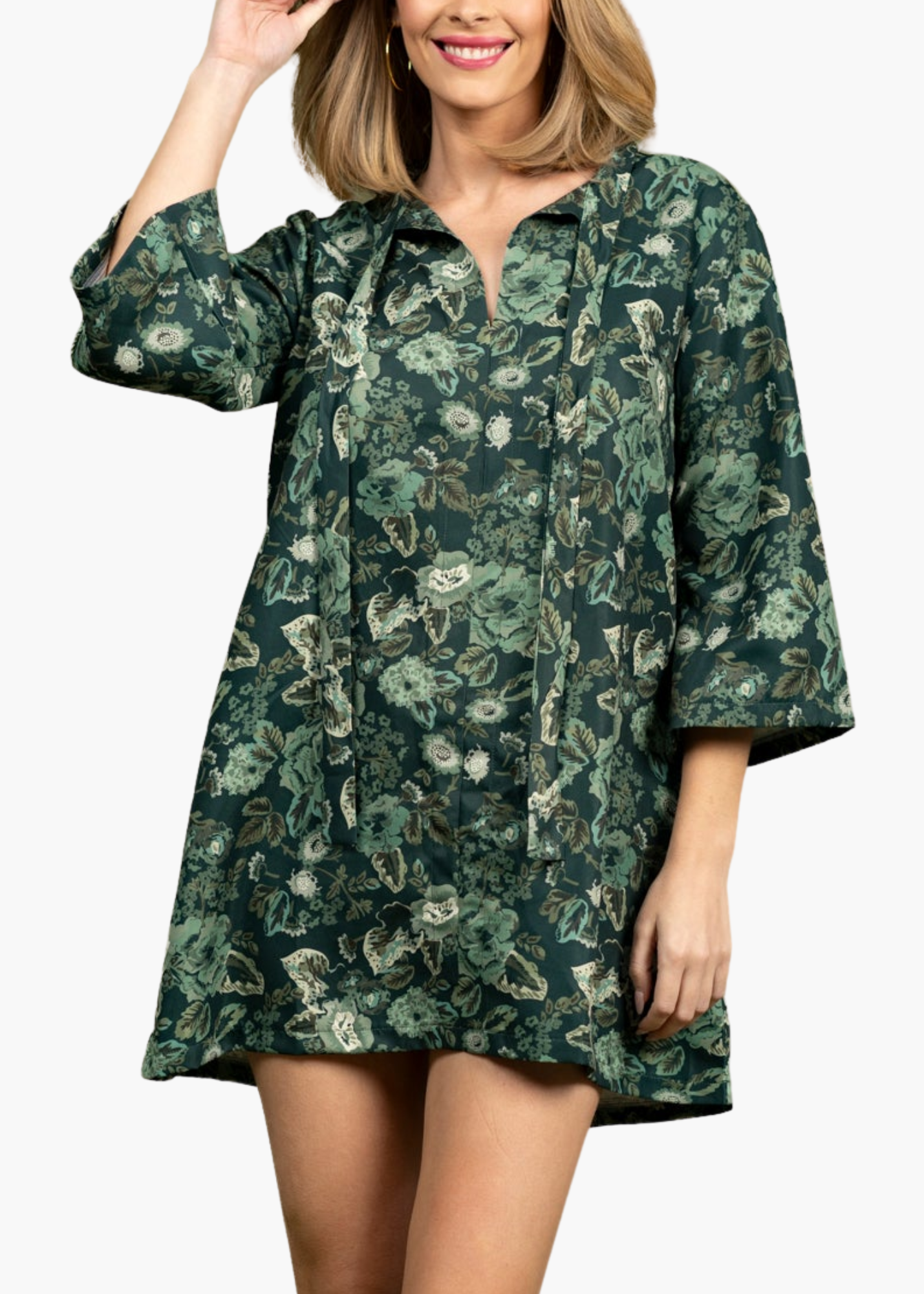 Phoebe Dress in Rosemary Meadow