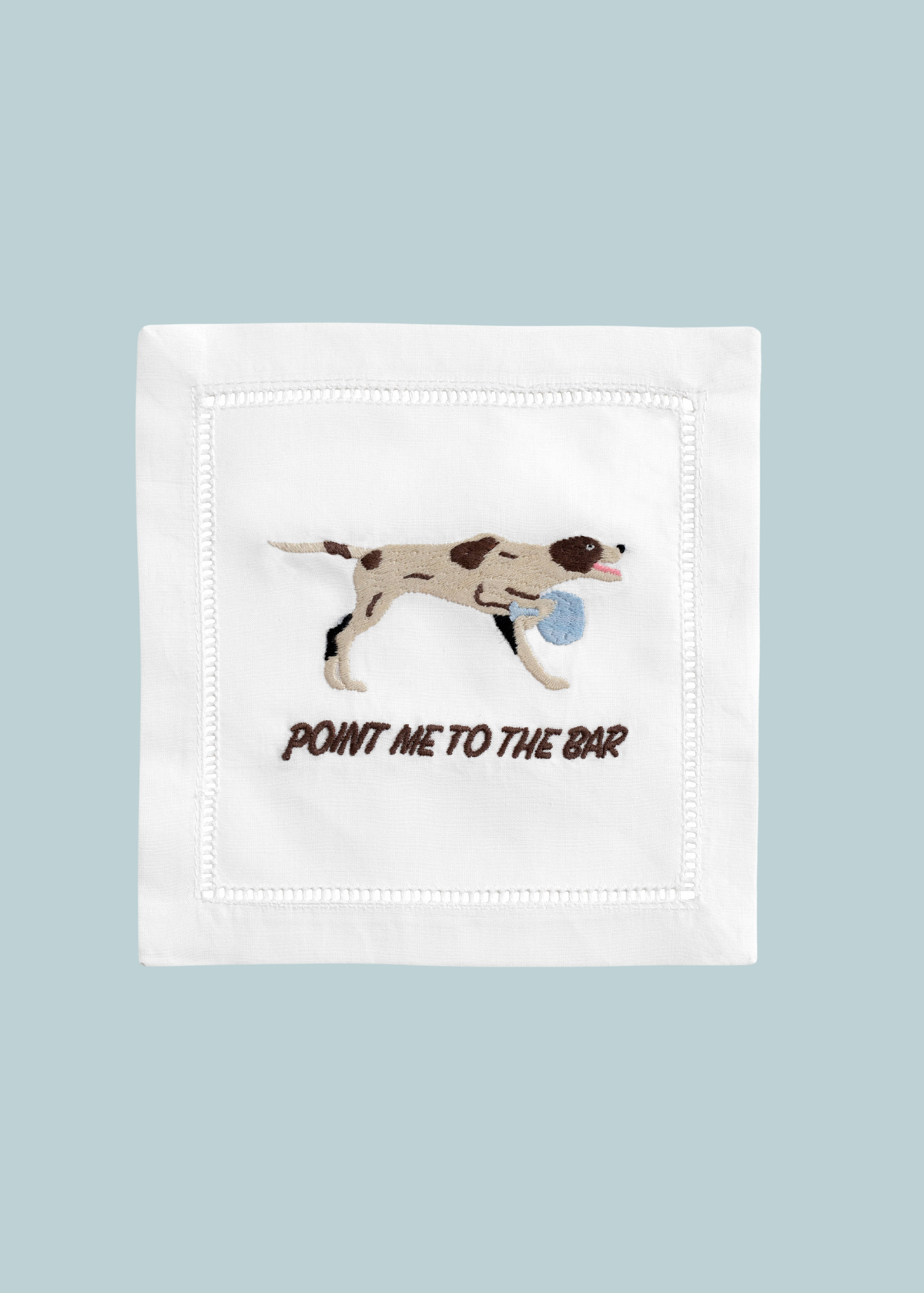 Point Me to the Bar Cocktail Napkin Set of 4